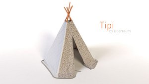 tipi 3D model