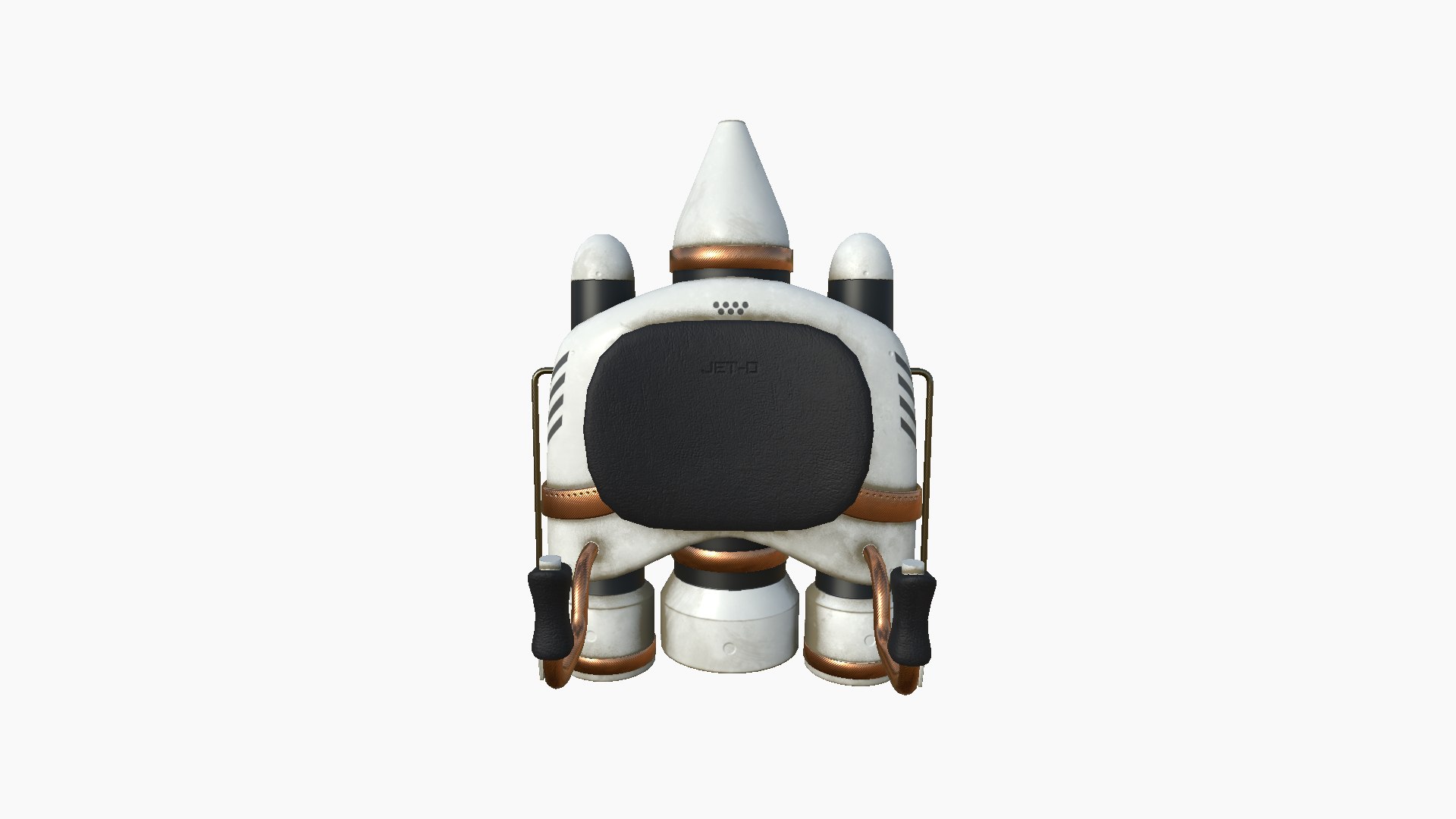 3D Jetpack D01 White Copper - SciFi Character Design - TurboSquid 1959723
