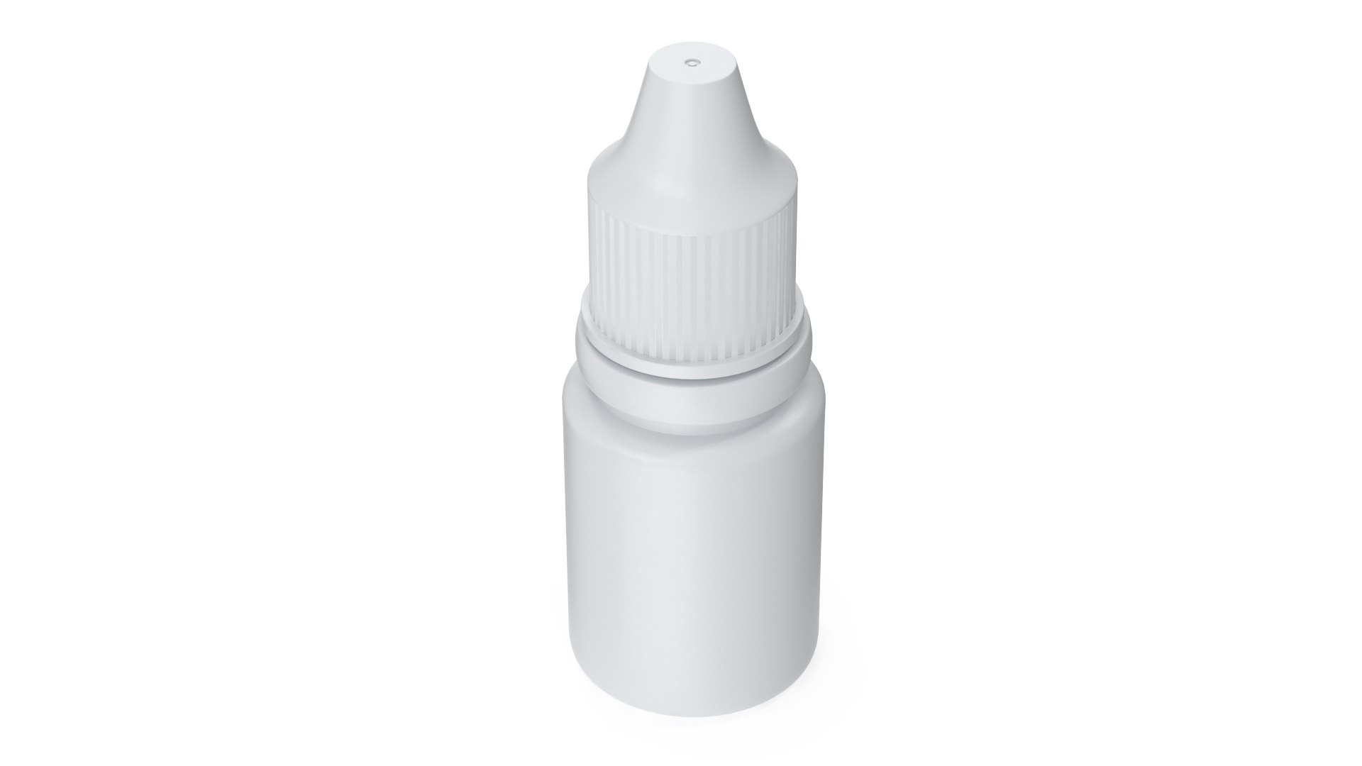 Plastic Dropping Bottle 10ml 3D model preview