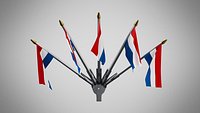 Wall Mount Flags 5 Of Netherlands