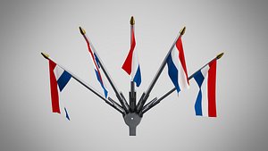 Wall Mount Flags 5 Of Netherlands