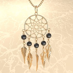 pendant jewelry necklace 3D model