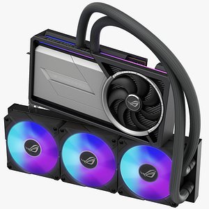 3D Asus Rog Astral RTX 5090 model