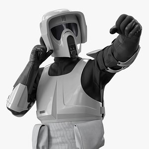 Star Wars Scout Trooper Rigged for Maya 3D model