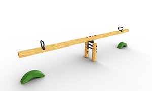 3D Swing Balance Wood model