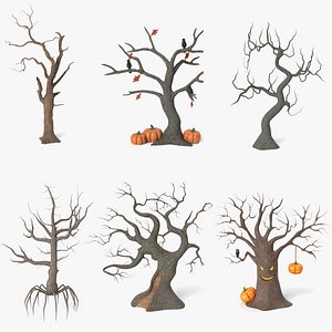 Spooky Tree Collection 3D model