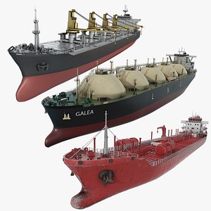 Industrial Ships x3