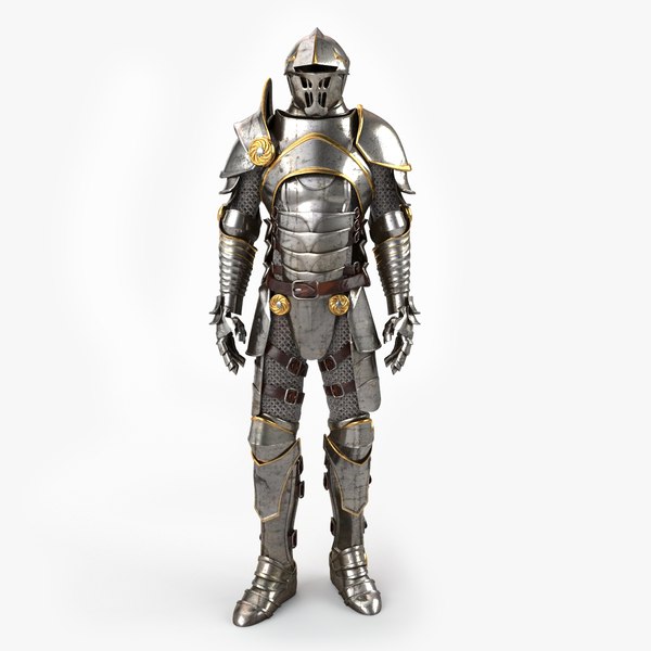 兵士で覆われた鋼の全身鎧 3Dモデル $15 - .unknown .max .3ds
