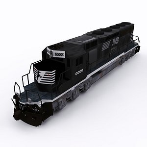 norfolk southern emd sd 3D