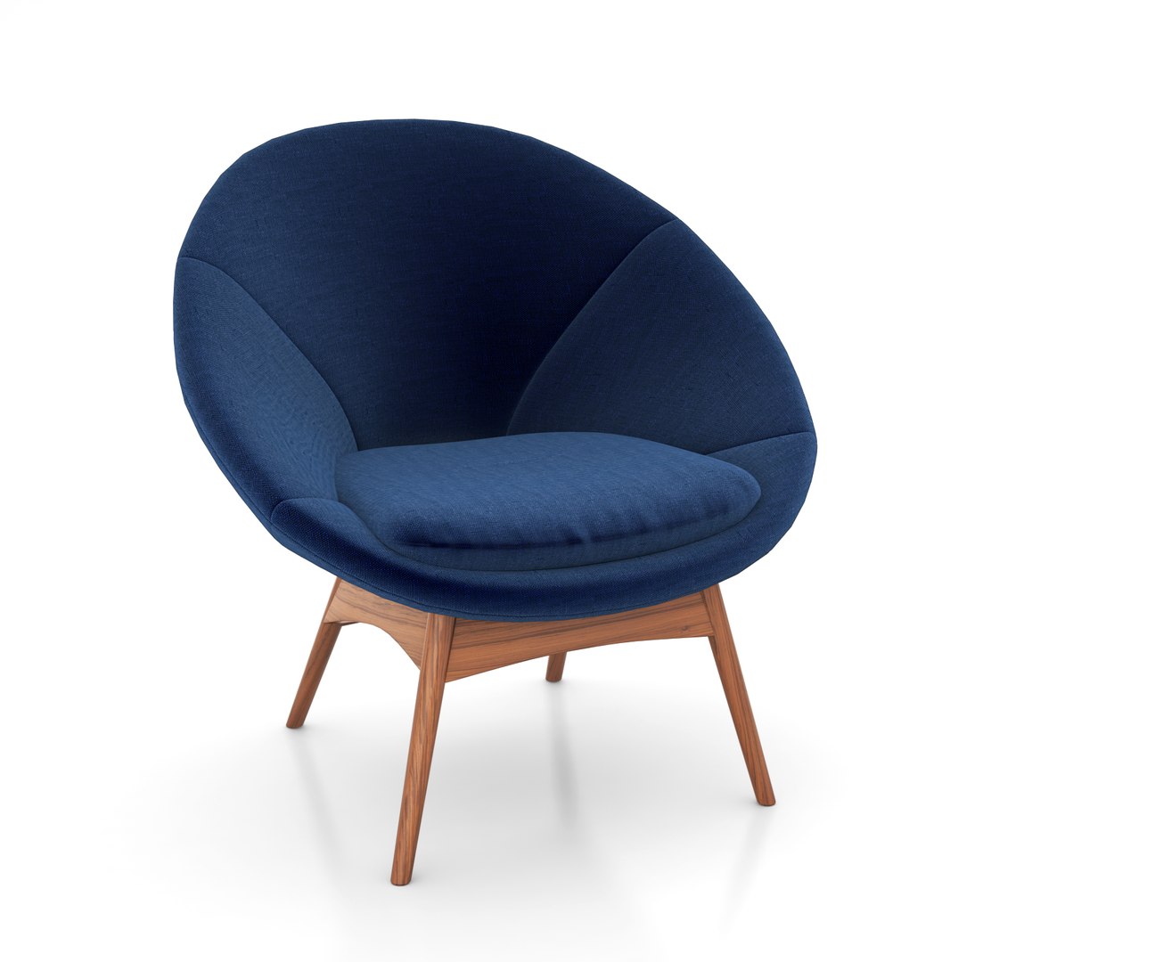 Luna Chair West Elm 3D Model TurboSquid 1244986