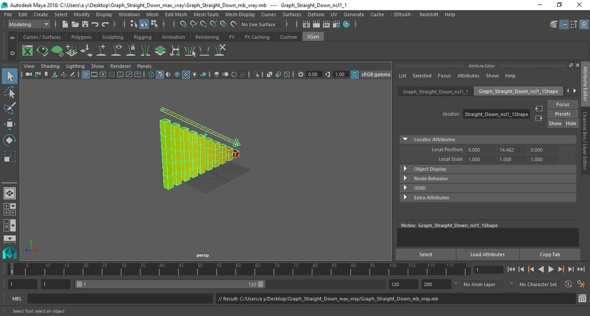 Graph Straight Model - TurboSquid 1702781