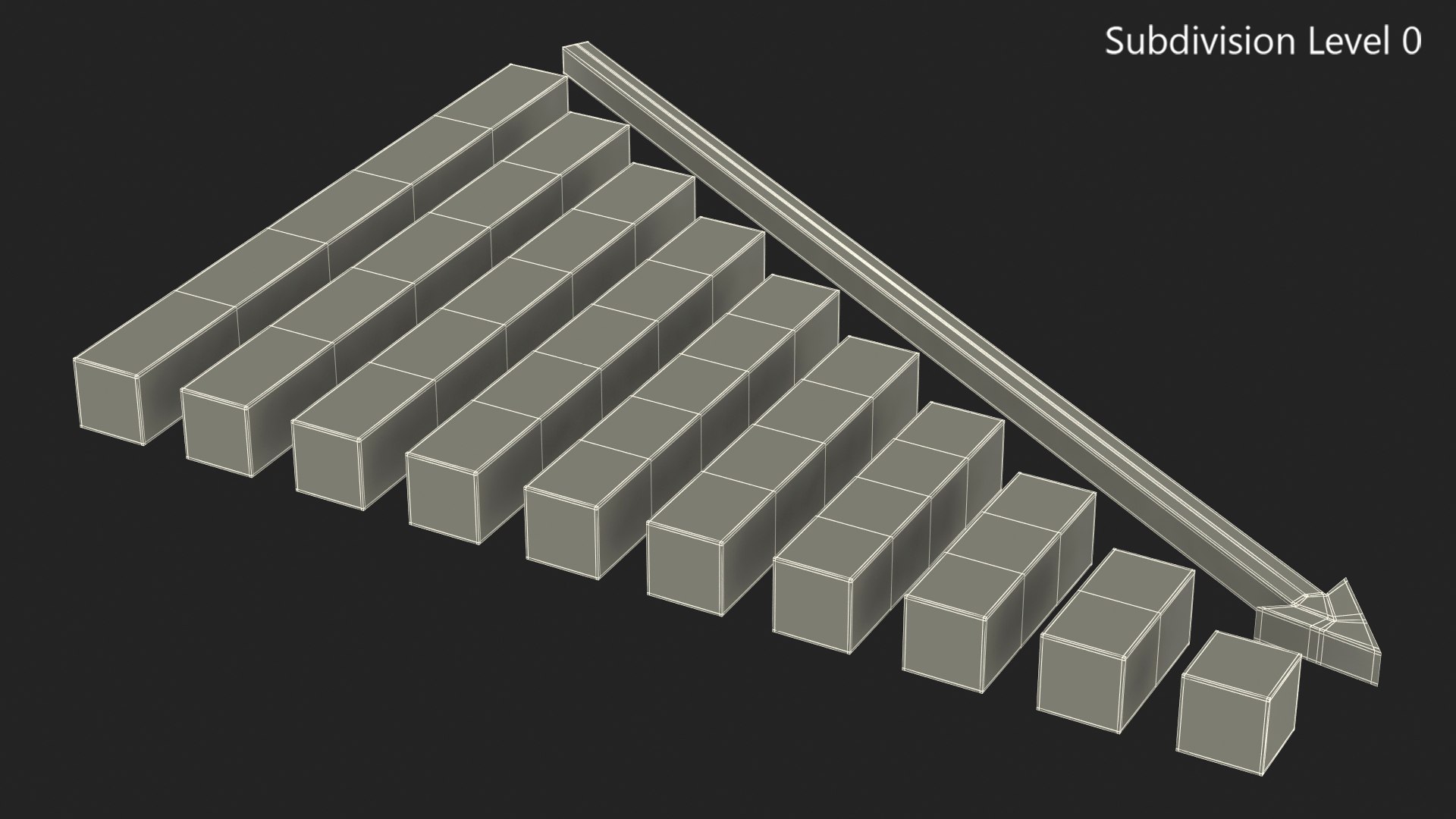 Graph Straight Model - TurboSquid 1702781