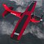 Cessna 172 Red 3D Model