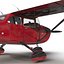 Cessna 172 Red 3D Model