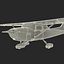Cessna 172 Red 3D Model