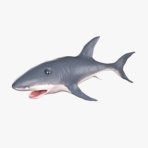3D toothless shark model