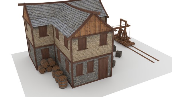 Storage unit medieval model - TurboSquid 1293668