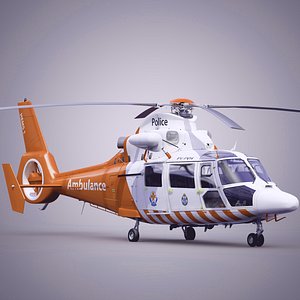 城市直升机欧洲直升机365 3D