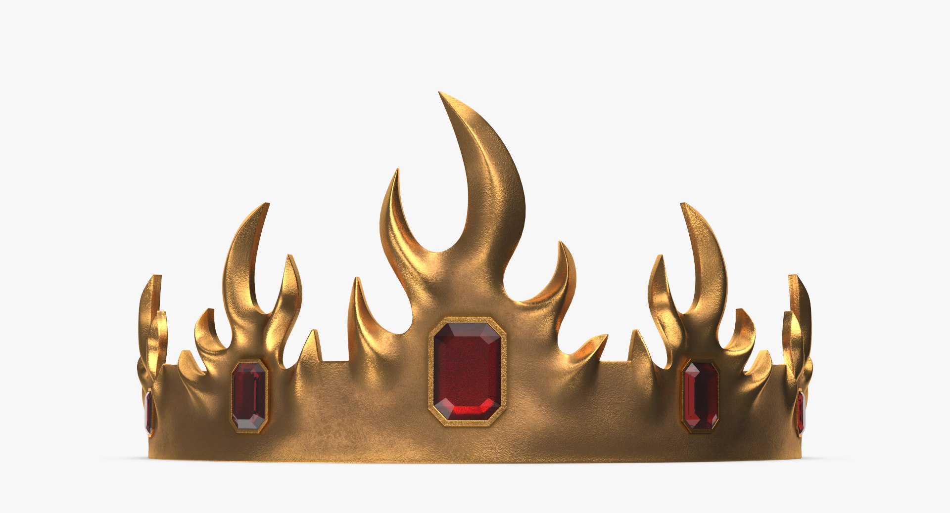 3D crown rubies model - TurboSquid 1247121