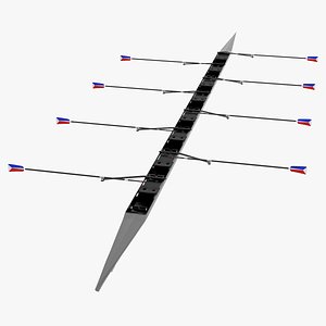 Sweep Eight Rowing 3D Model