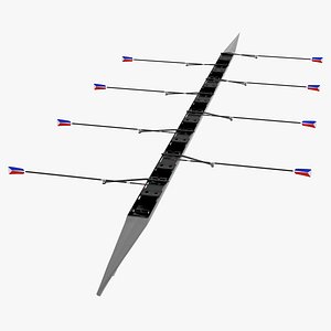 Sweep Eight Rowing 3D Model