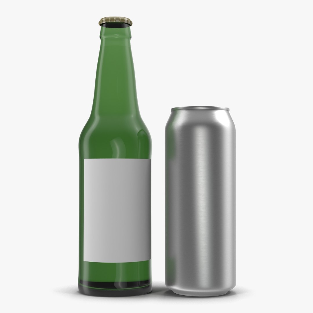 Bottles Collection 3D model preview