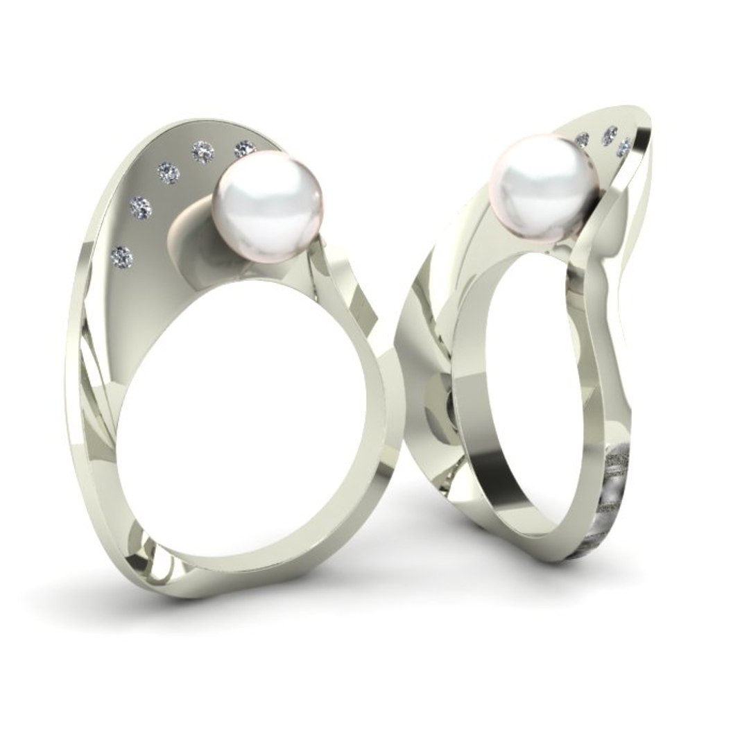 Fashion Mobius Ring 3ds