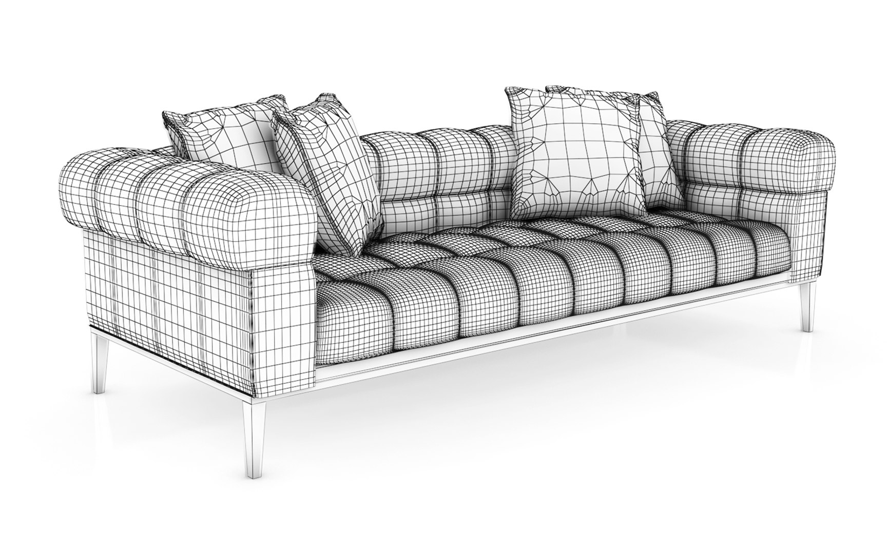 Couch Sofa Model - TurboSquid 1529719