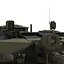 Challenger 2 Panzer mit Turminnenraum