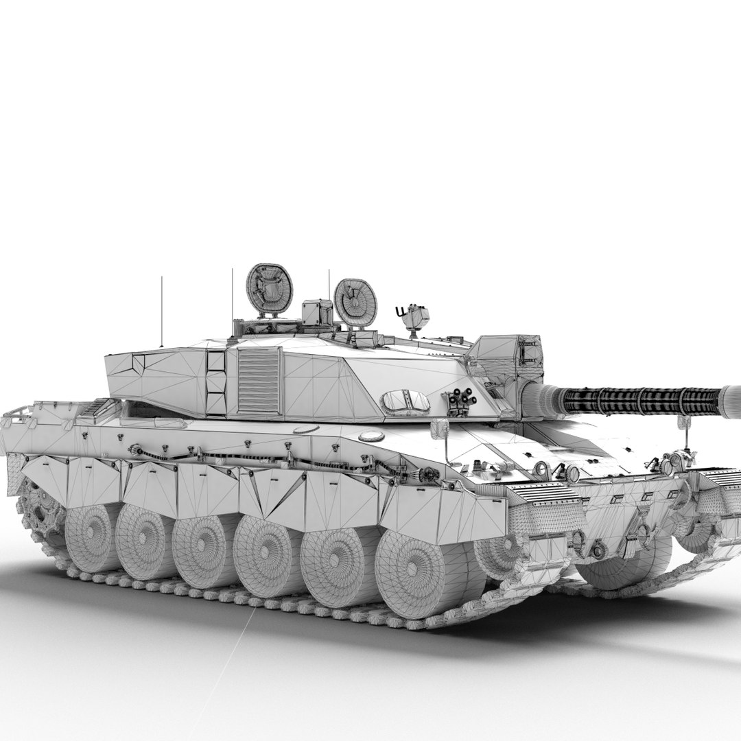 British army challenger 2 model - TurboSquid 1539768