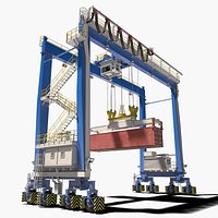 Rubber-Tyred Gantry Crane