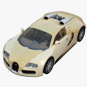 3d model bugatti veyron sport luxury
