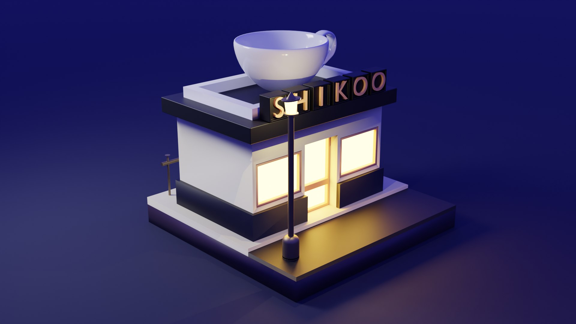 Cofee Shop Model - TurboSquid 2105913