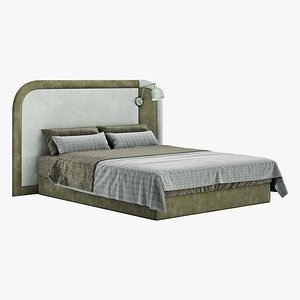 3D Modern bed 002