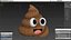 Poop Emoji Smile Big Eyes 3D