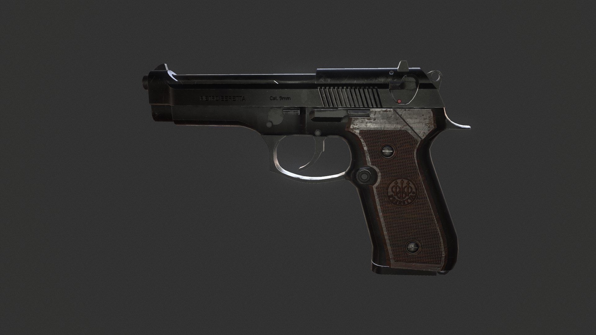 Beretta M92 3D Model - TurboSquid 1488204