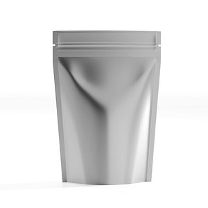 Pouch3D Stand-Up Pouch Model High-Quality Packaging Design for E-Commerce and Product Visualizatio