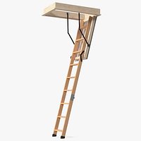 Attic Ladder Rigged