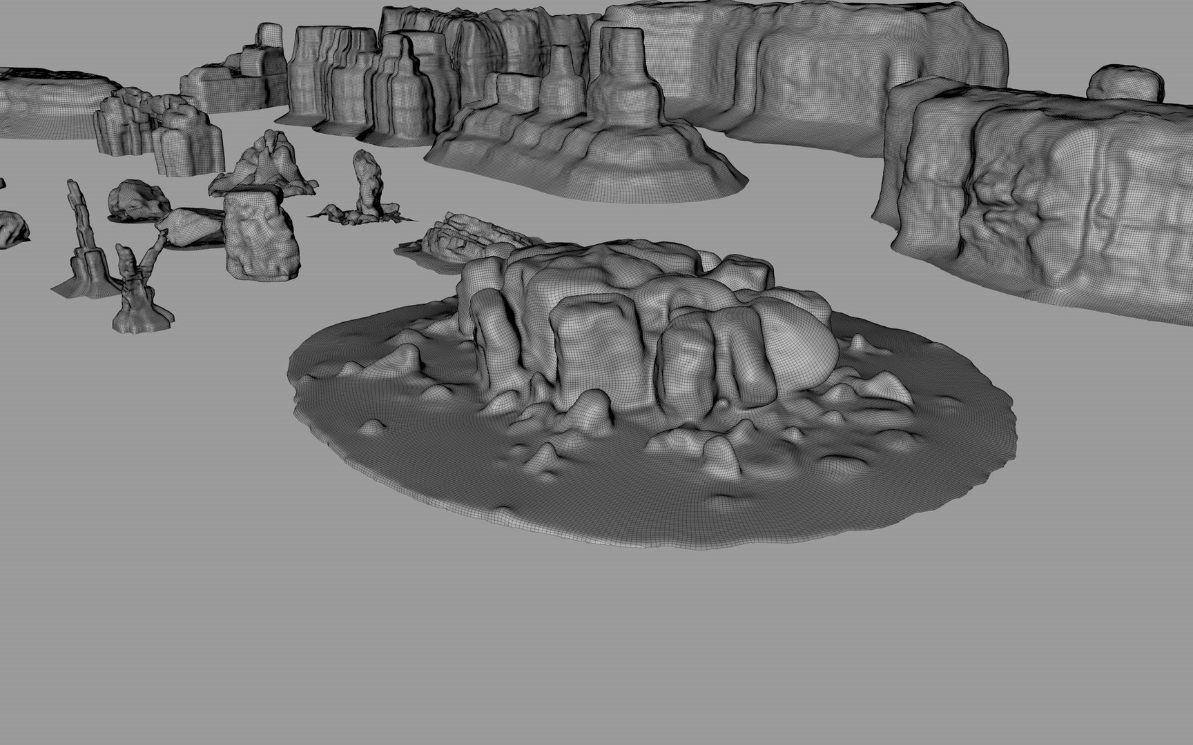 3D Redrock Red Rock Model - TurboSquid 1696164