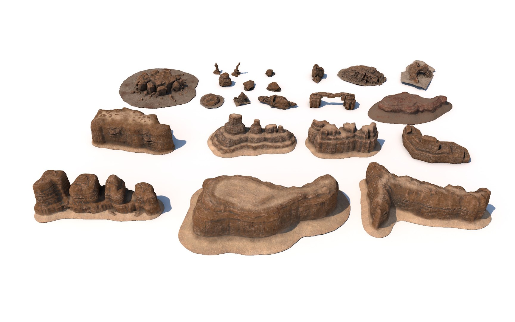 3D Redrock Red Rock Model - TurboSquid 1696164