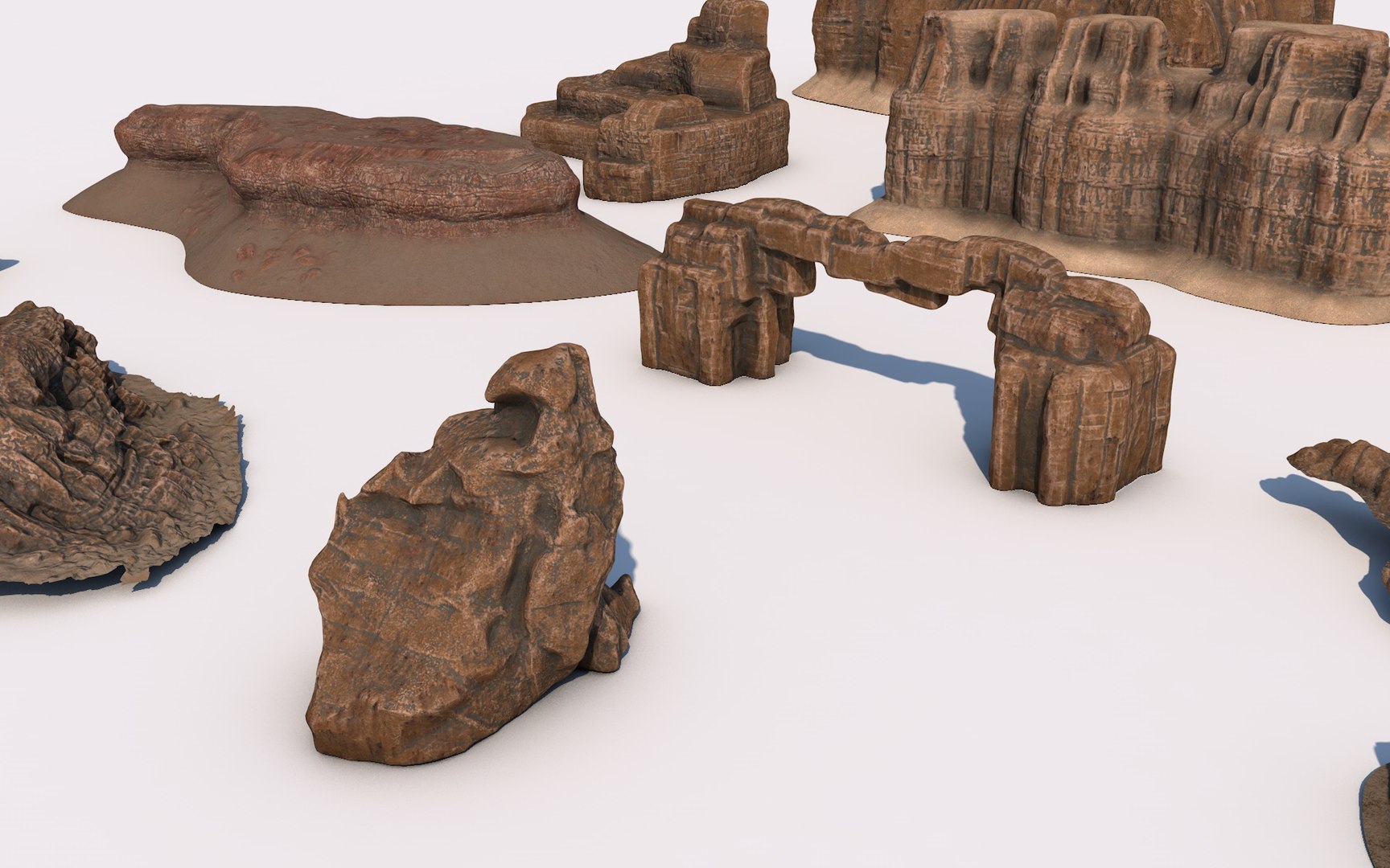 3D Redrock Red Rock Model - TurboSquid 1696164