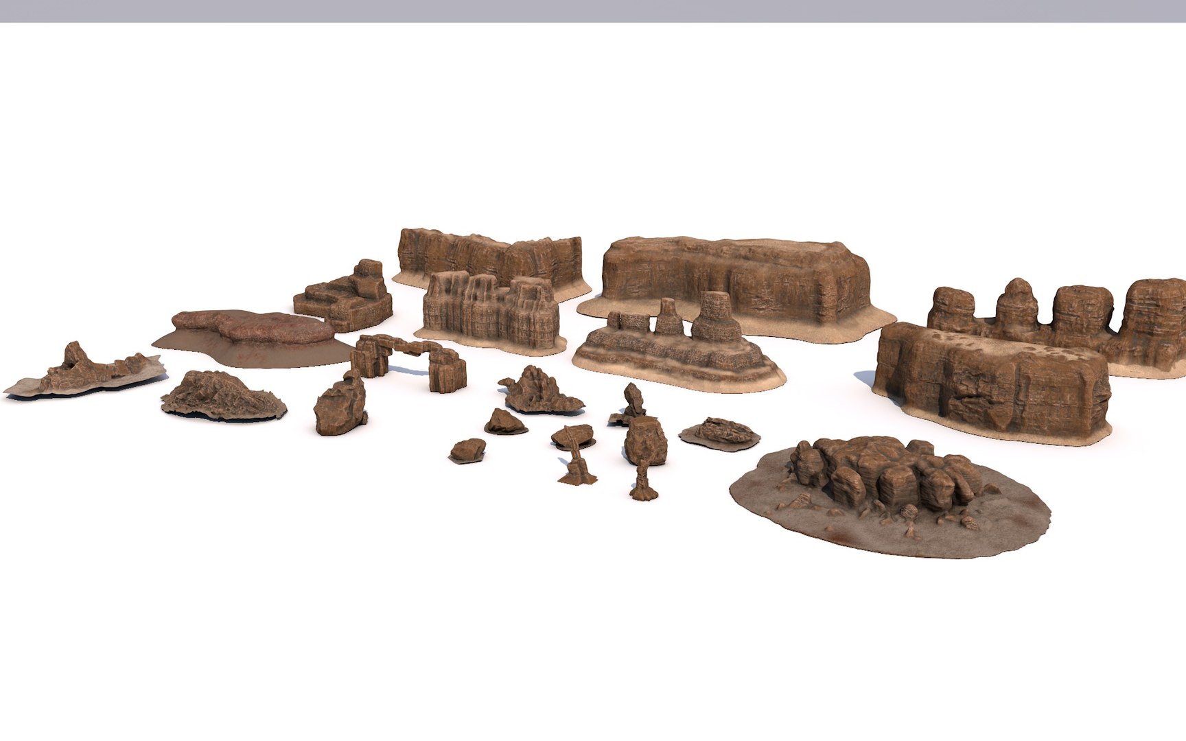3D Redrock Red Rock Model - TurboSquid 1696164