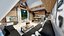 A frame house A34 34m2 Low-poly 3D model