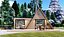 A frame house A34 34m2 Low-poly 3D model