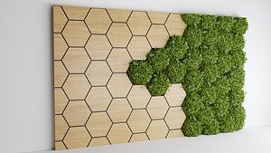 Green Wall Corona 3D model