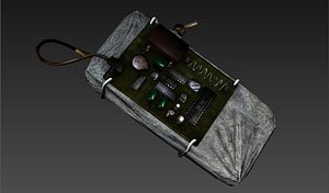bomb remote 3d model
