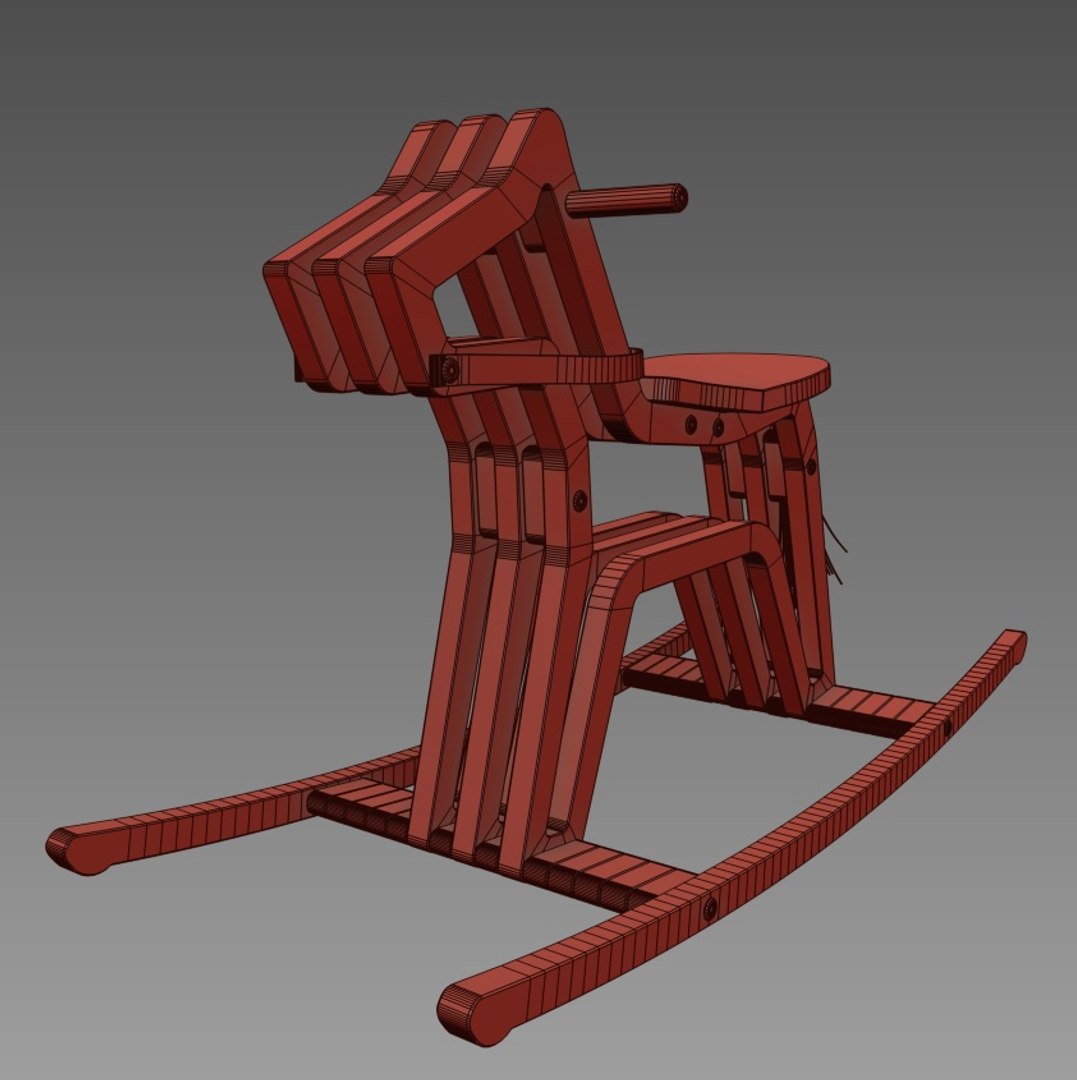 3D rocking chair - TurboSquid 1556190