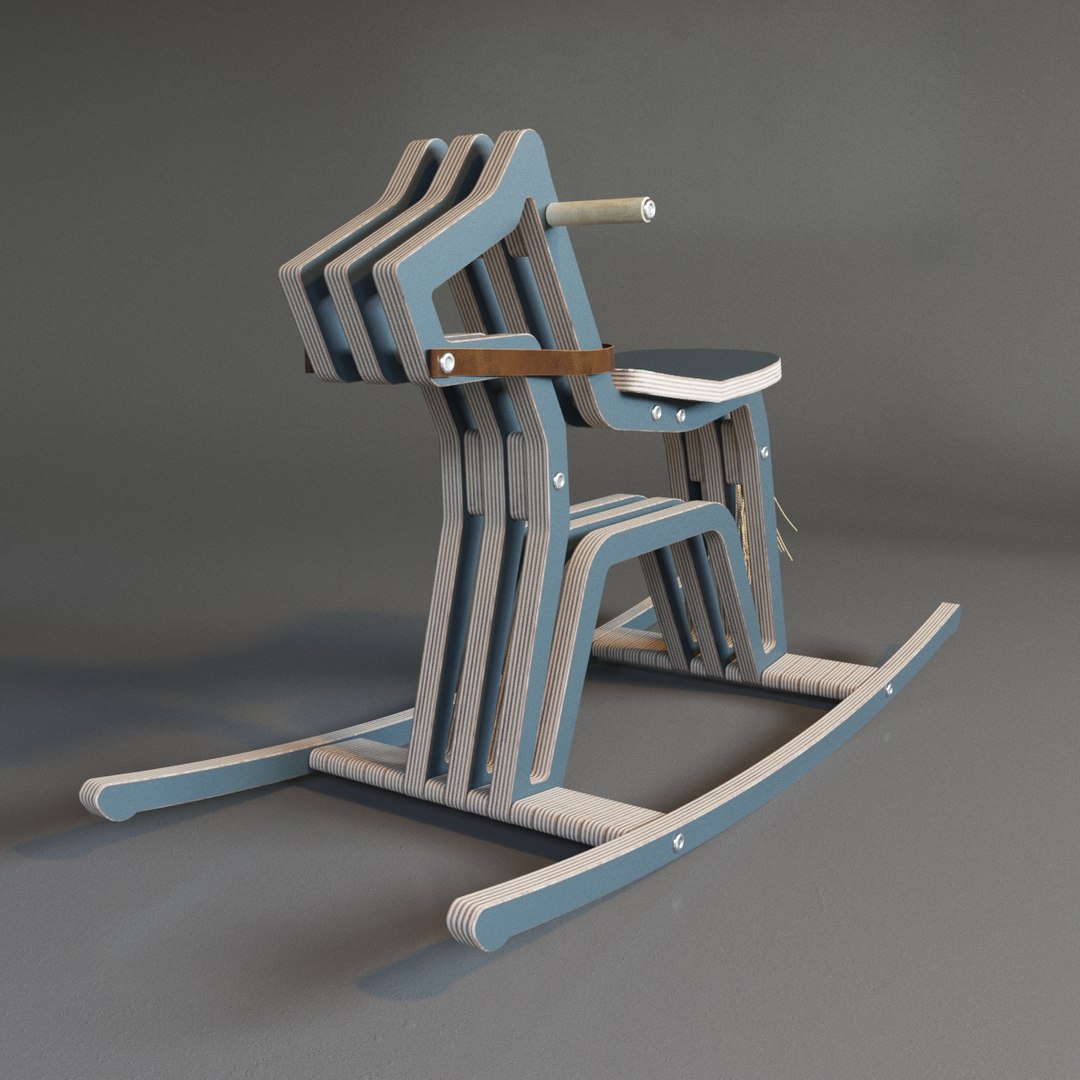 3D rocking chair - TurboSquid 1556190