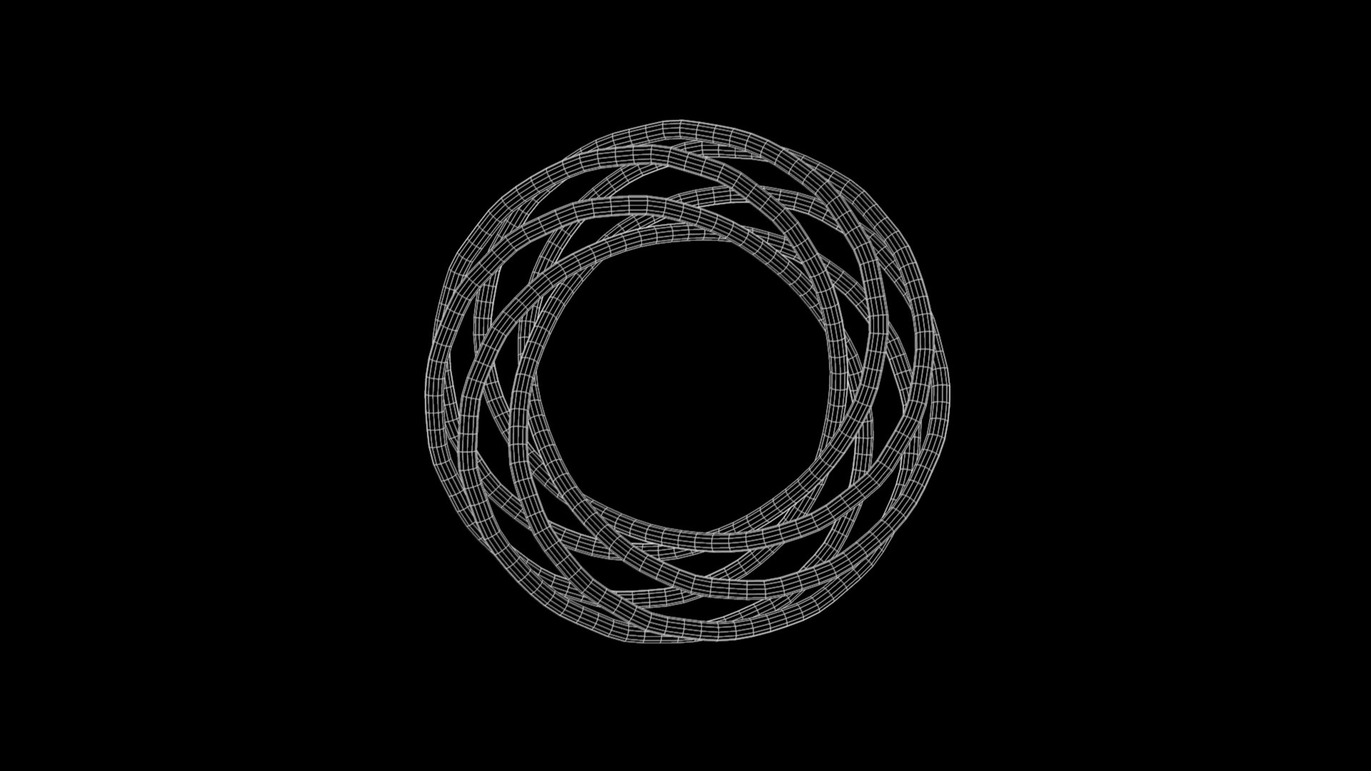 3D Model Torus Knot 14 - TurboSquid 2121563