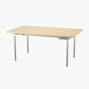 3d model table hans j wegner